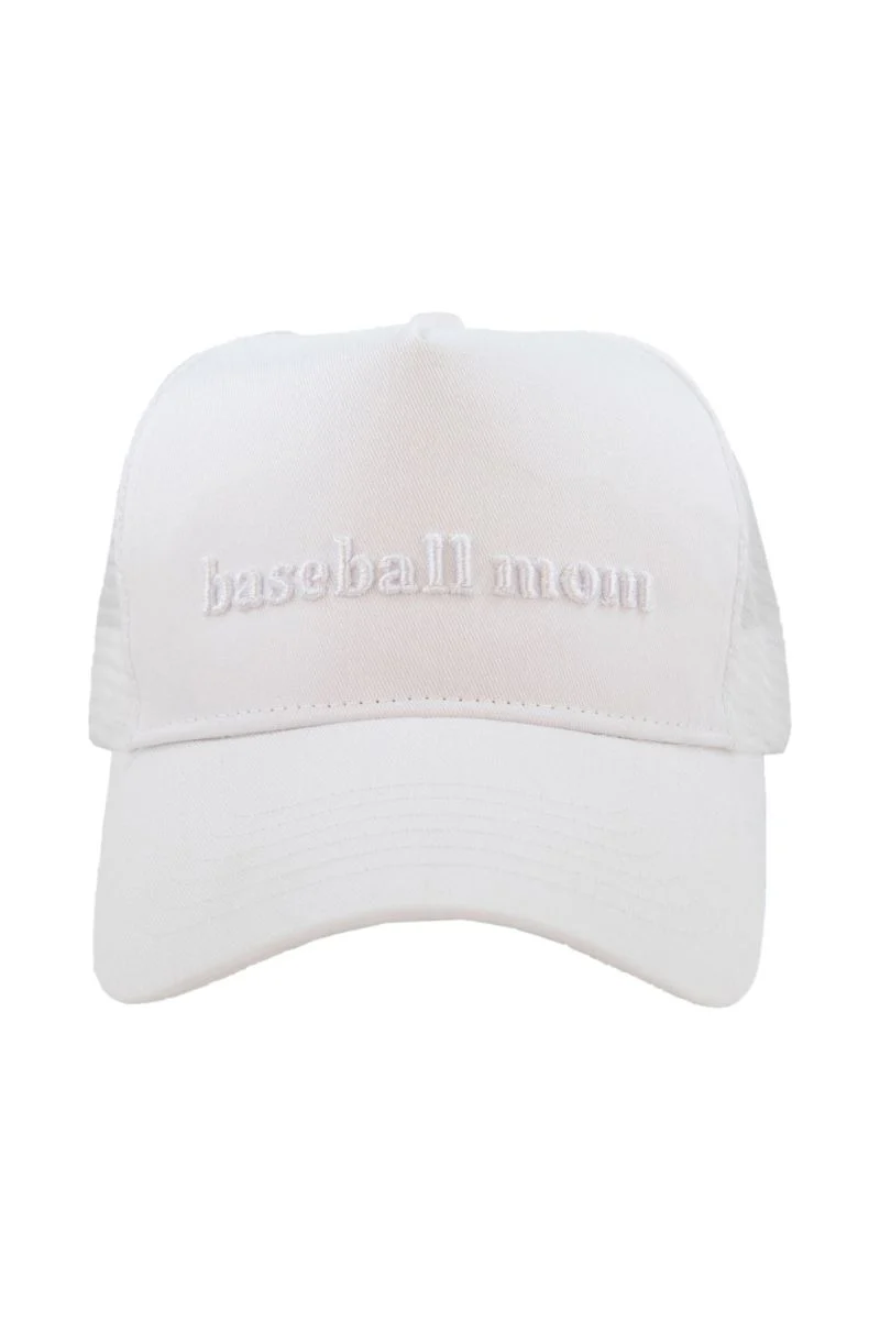 Baseball Mom 3-D Embroidered Women's Hat - Image 2
