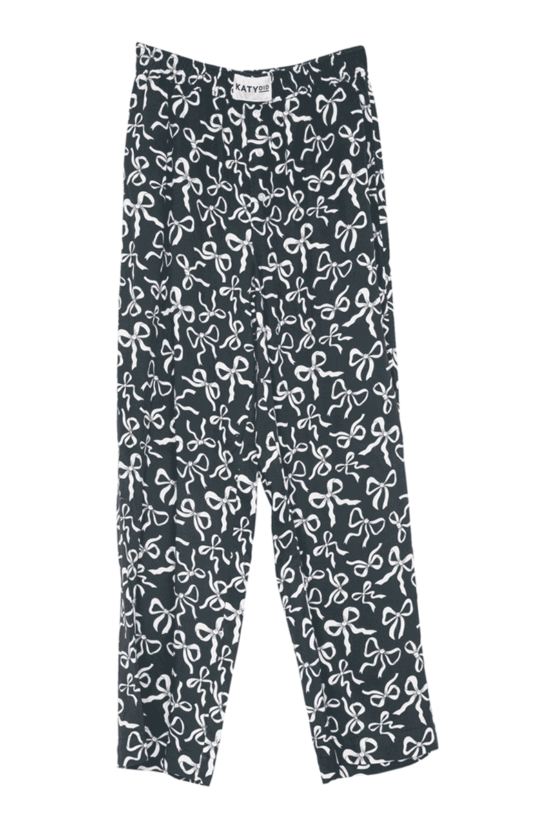 Black & White Bows Women's Boxer Pants - Image 3