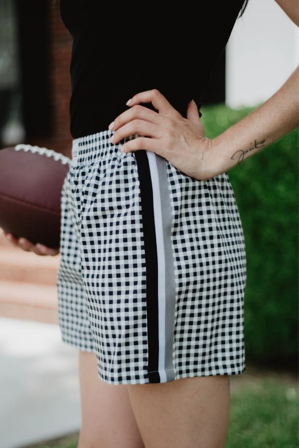 Black Women's Plaid Boxers - Image 2
