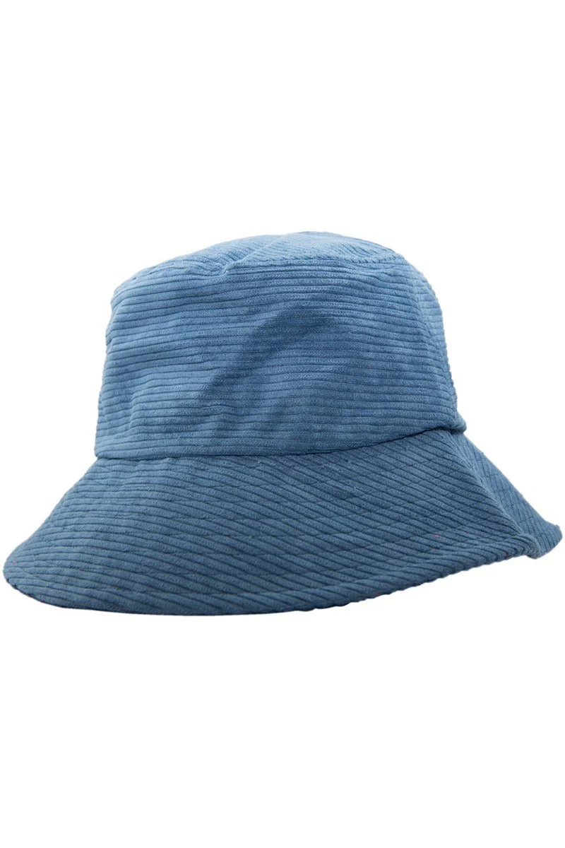 Blue Corduroy Bucket Hat - Image 2
