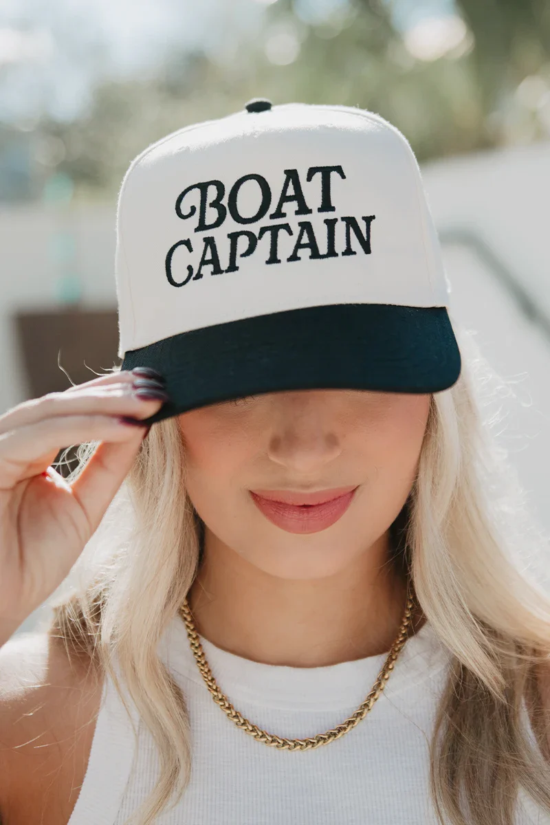 Boat Captain Two-Toned Vintage Hat - Image 4