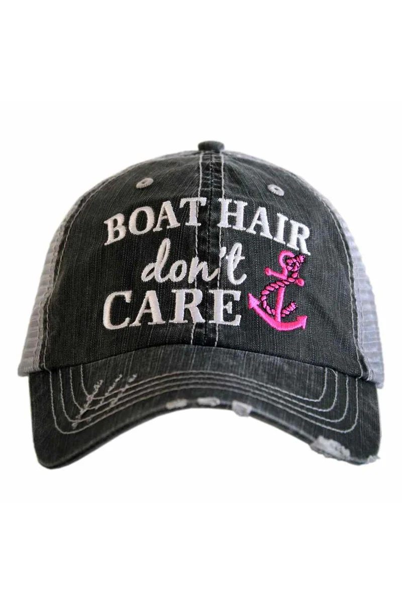 Boat Hair Don't Care Women's Trucker Hat - Image 2