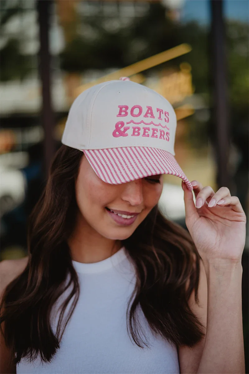 Boats & Beers Vintage Trucker Cap - Image 3