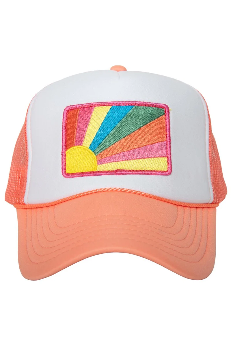 Bursting Sunshine Patch Foam Trucker Hat - Image 4