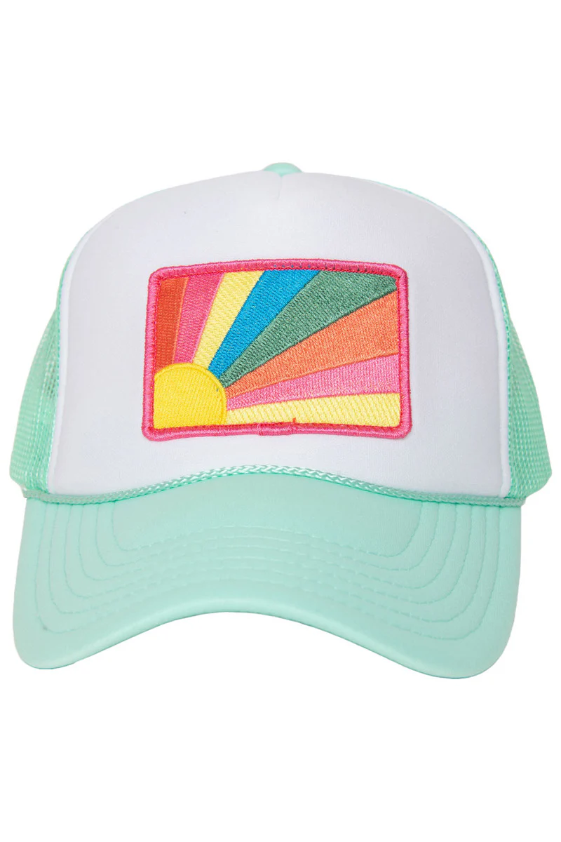Bursting Sunshine Patch Foam Trucker Hat - Image 6