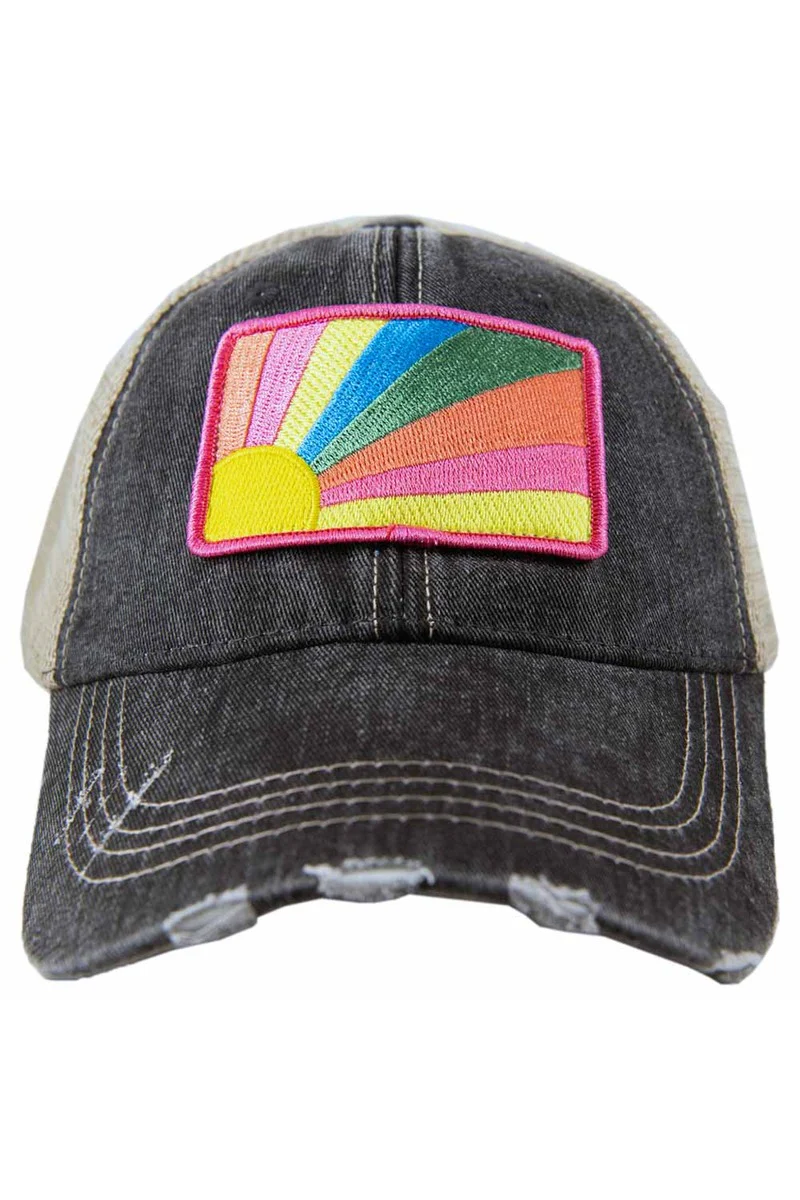 Bursting Sunshine Patch Trucker Hat - Image 2