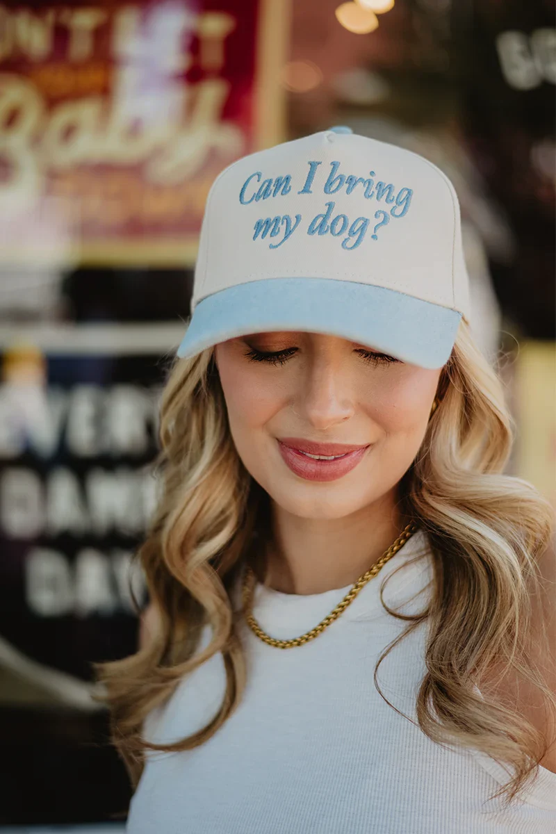 Can I Bring My Dog? Vintage Trucker Cap