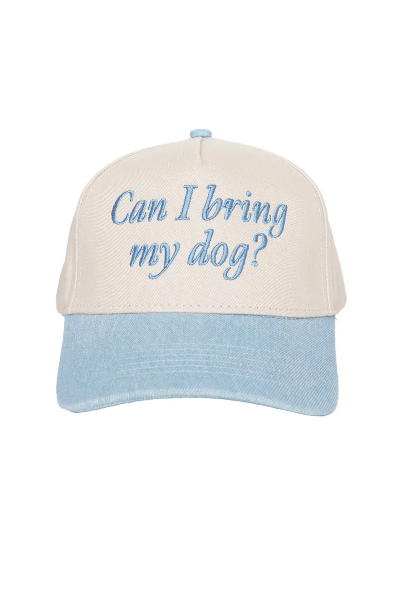Can I Bring My Dog? Vintage Trucker Cap - Image 2
