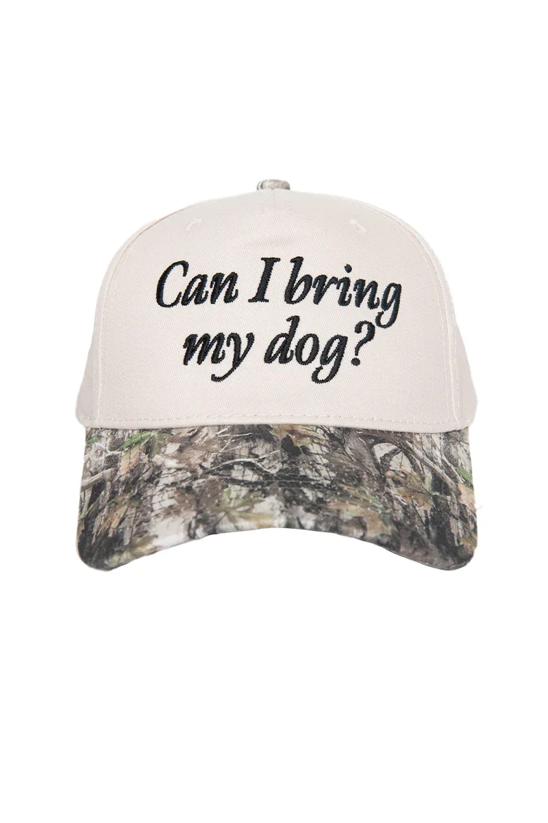 Can I Bring My Dog? Vintage Trucker Cap - Image 4