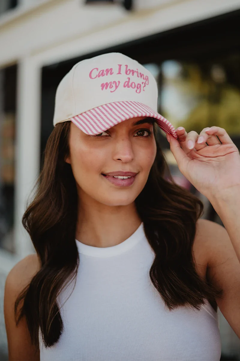 Can I Bring My Dog? Vintage Trucker Cap - Image 5