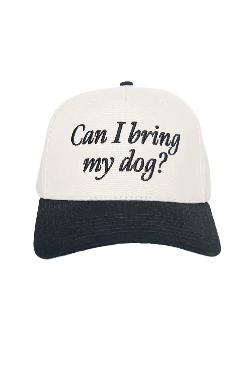 Can I Bring My Dog? Vintage Trucker Cap - Image 8