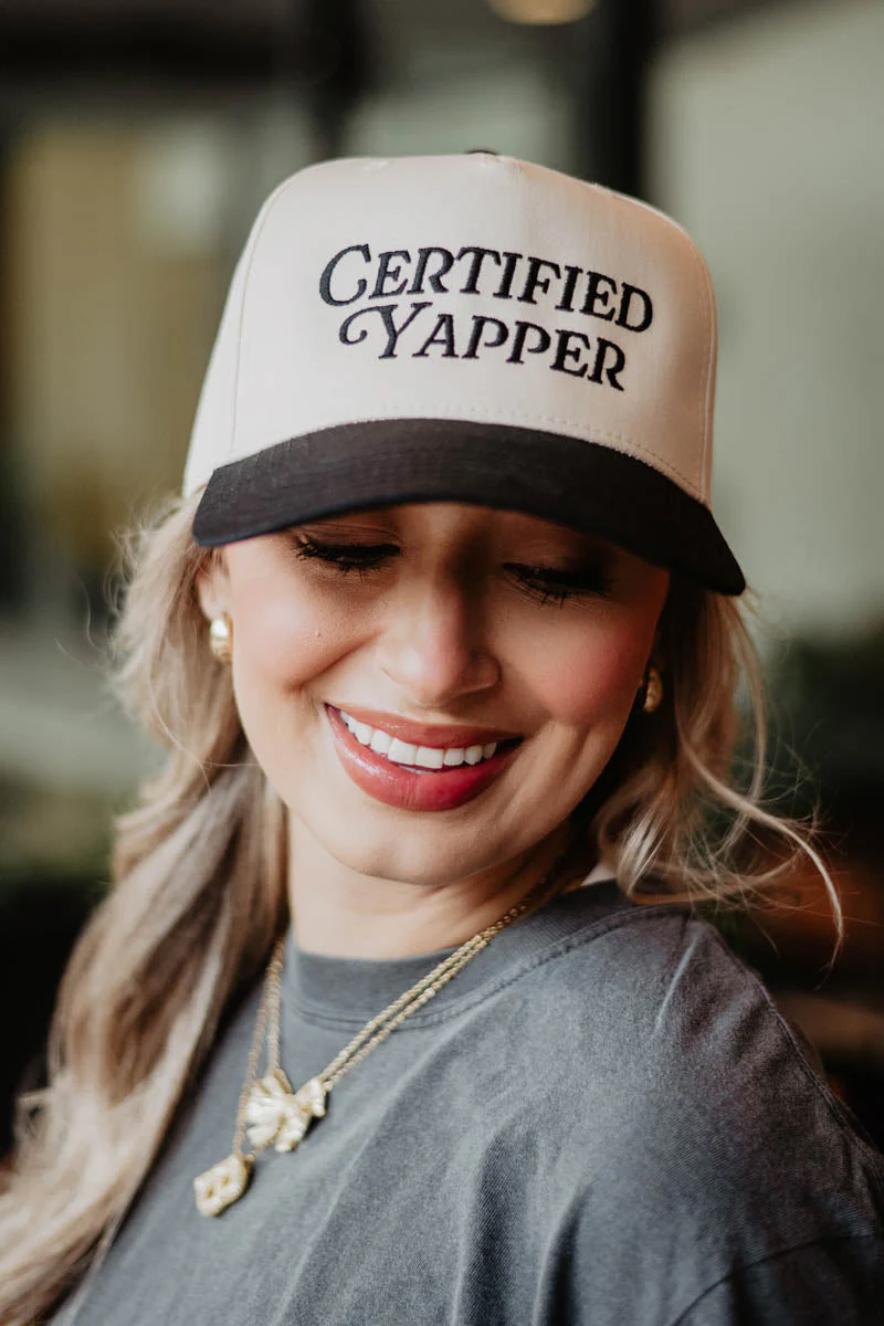 Certified Yapper Two-Toned Vintage Hat - Image 5