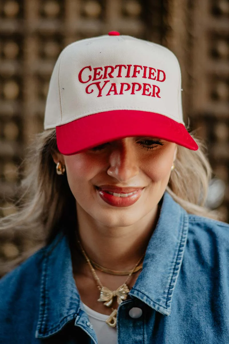 Certified Yapper Two-Toned Vintage Hat - Image 7