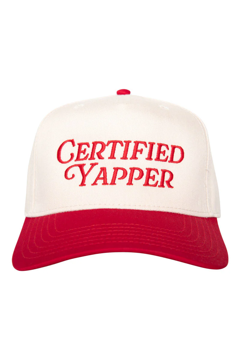 Certified Yapper Two-Toned Vintage Hat - Image 8