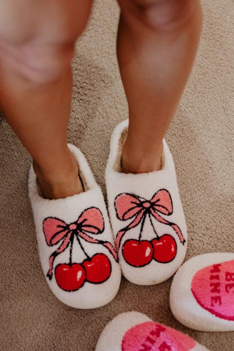 Cherry Bow Slippers Shoes - Image 2
