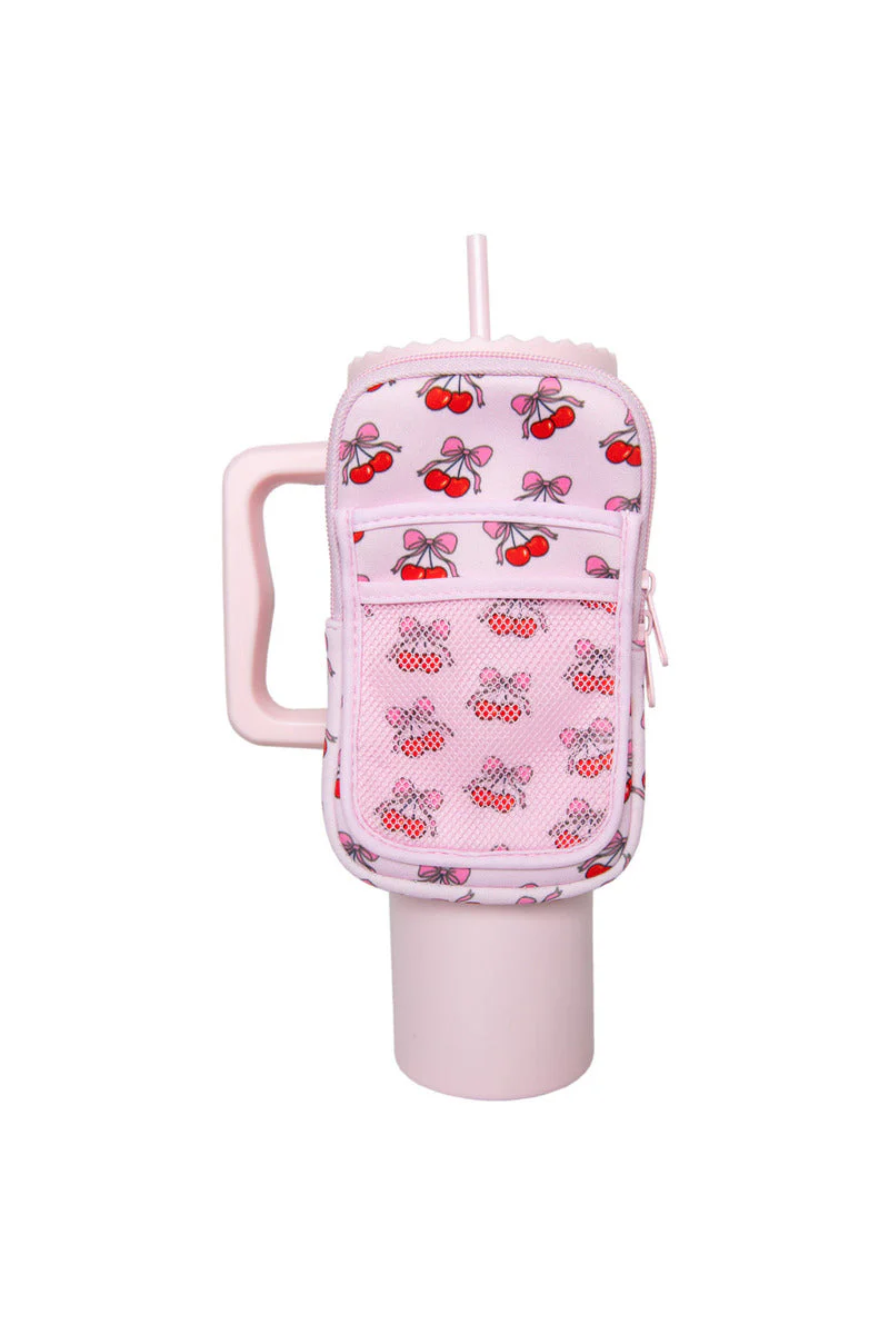 Cherry Bow Tumbler Pouches - Image 2