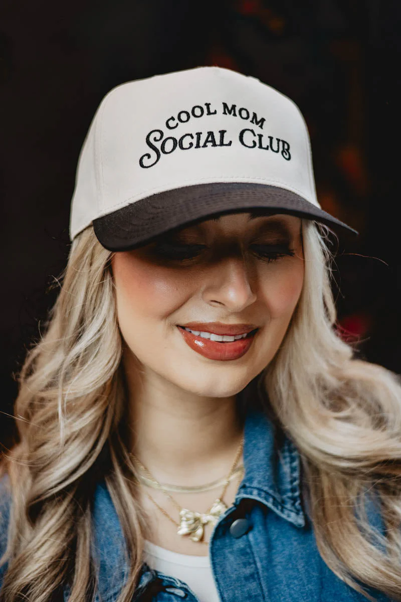 Cool Mom Social Club Two-Toned Vintage Hat - Image 3