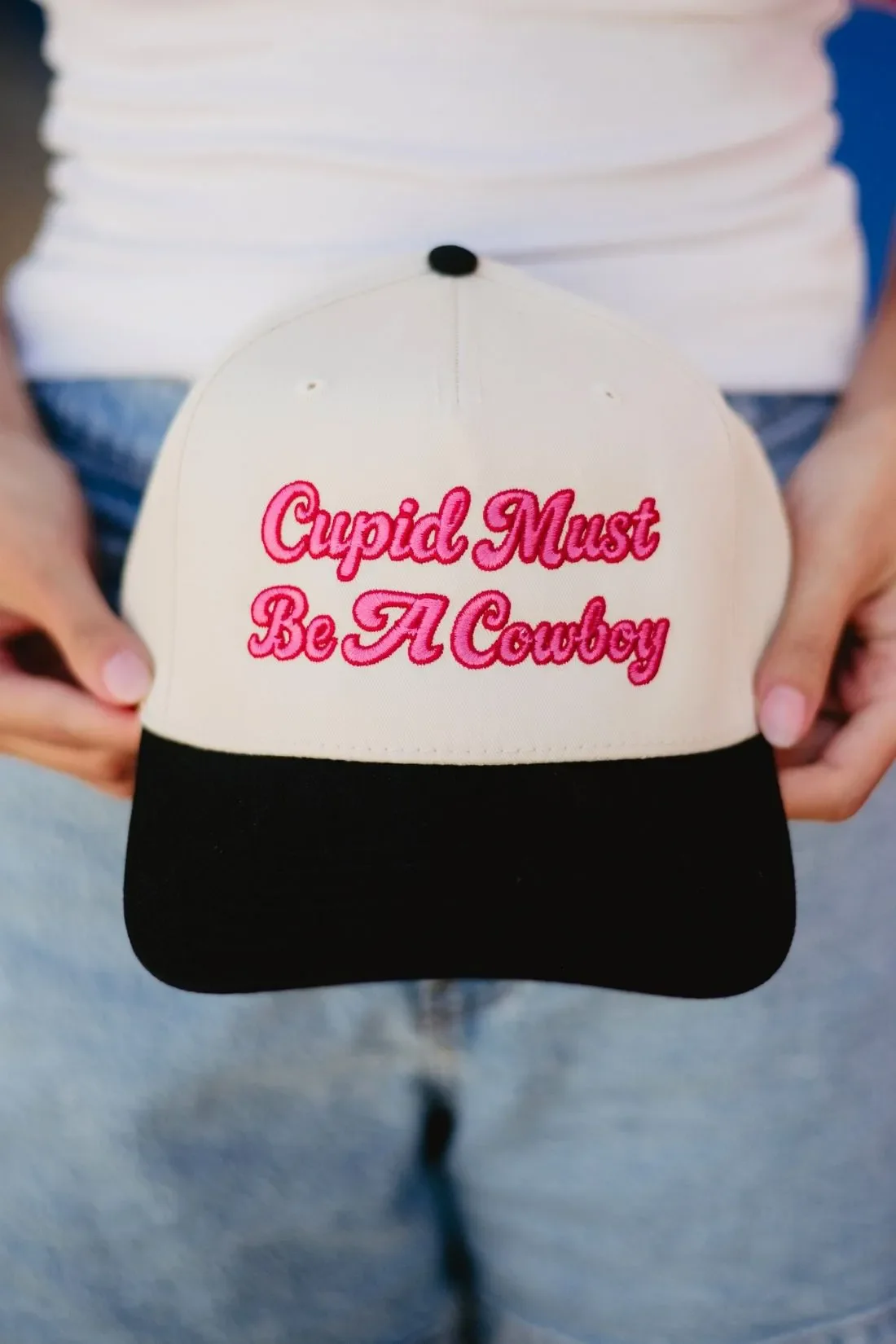 Cupid Must Be A Cowboy Trucker Cap - Image 2