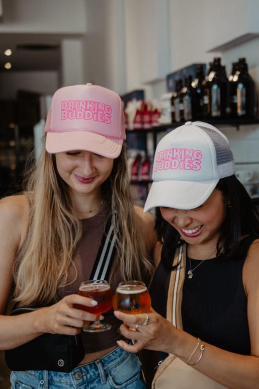 Drinking Buddies DECAL Foam Trucker Hat - Image 2