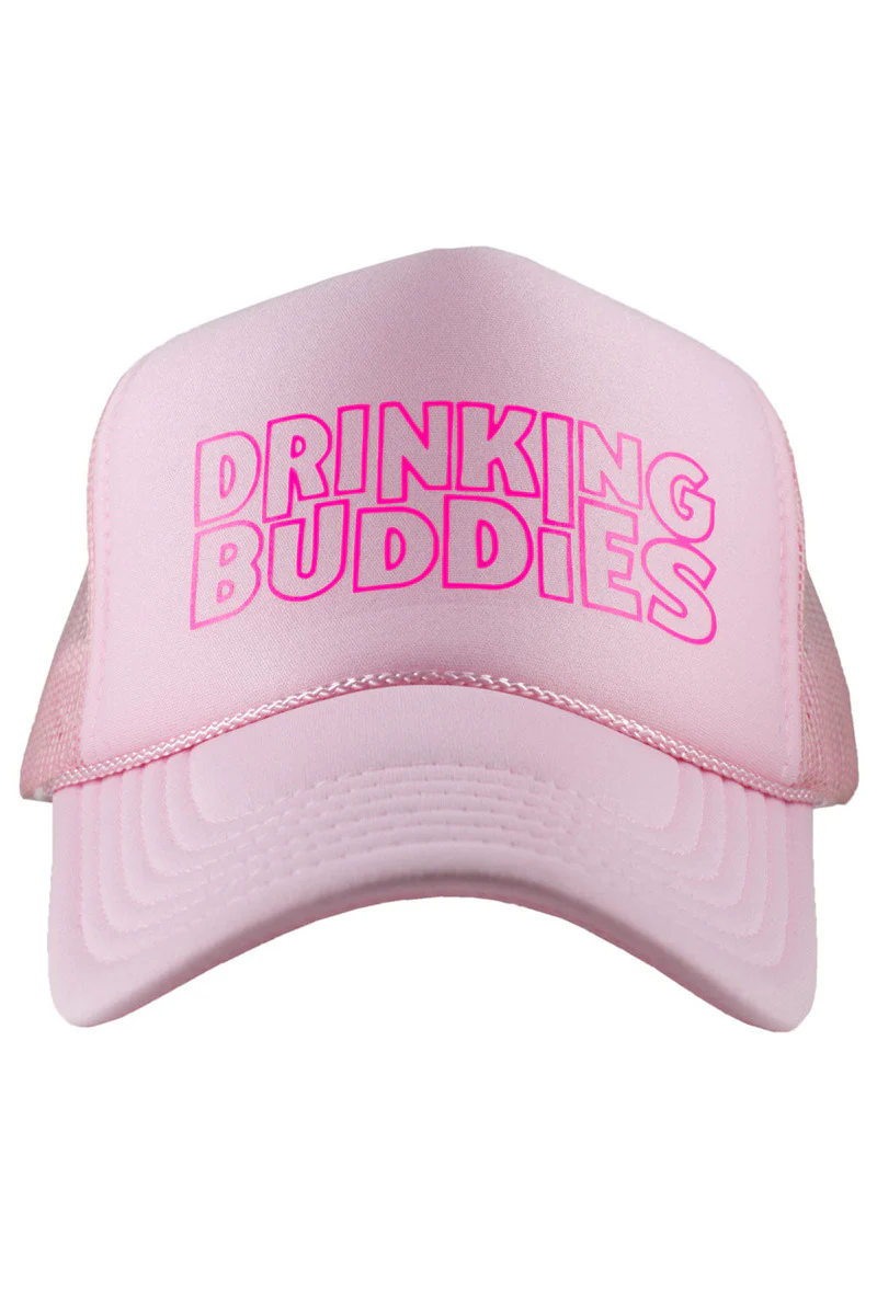 Drinking Buddies DECAL Foam Trucker Hat - Image 3