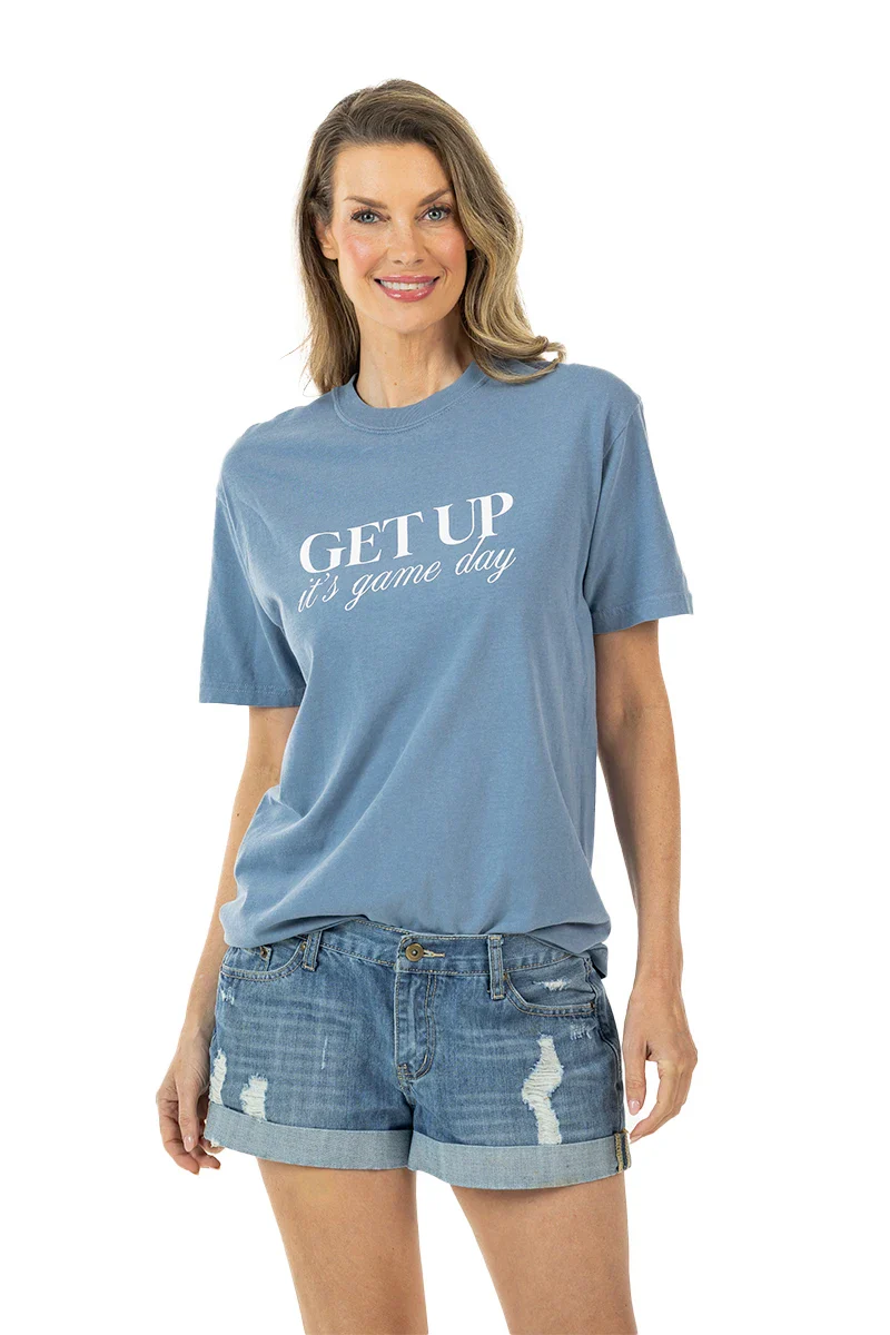 Get Up It's Game Day Graphic Tee for Women - Image 16