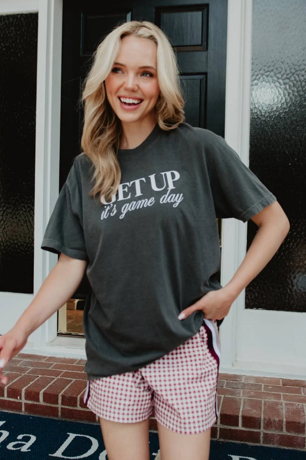 Get Up It's Game Day Graphic Tee for Women - Image 6