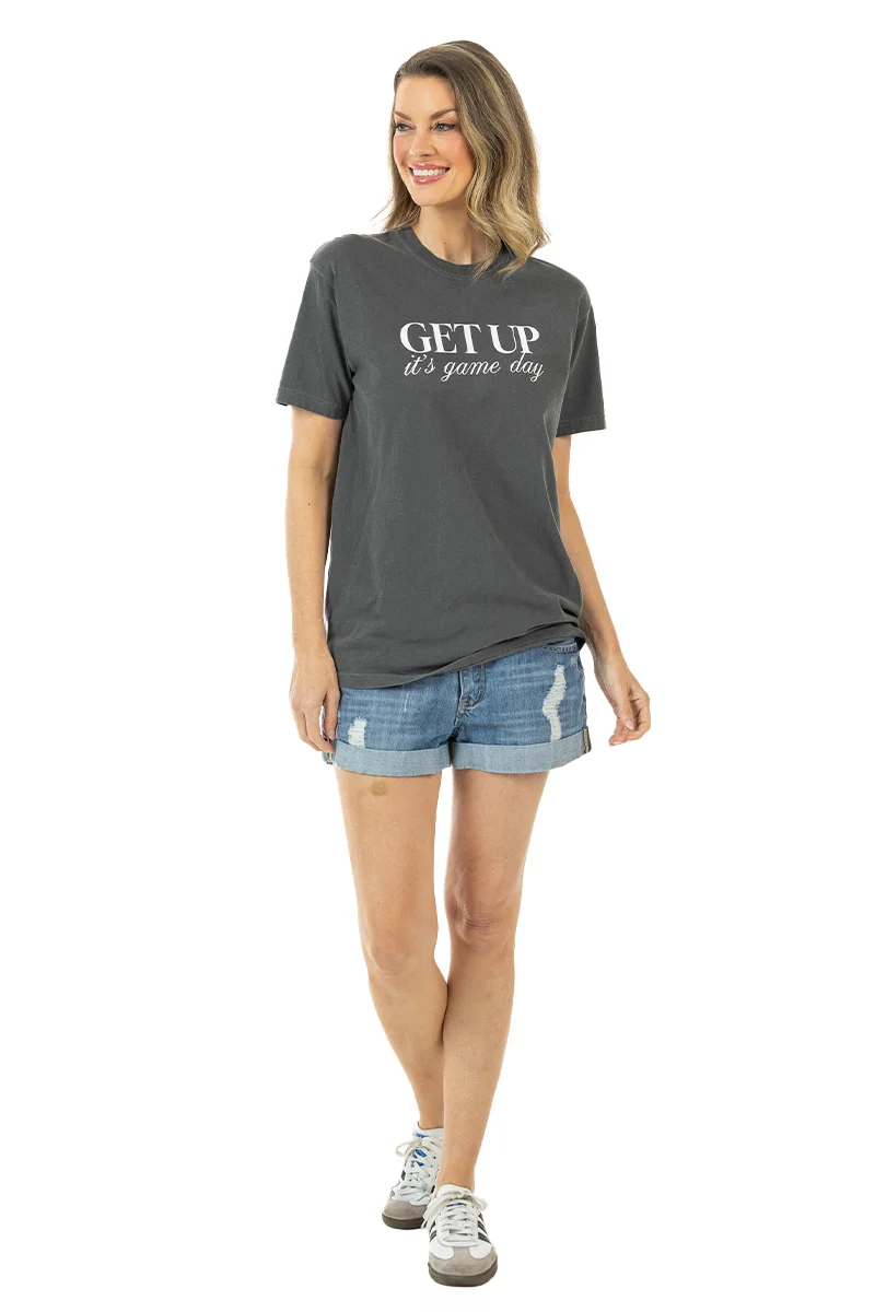 Get Up It's Game Day Graphic Tee for Women - Image 7