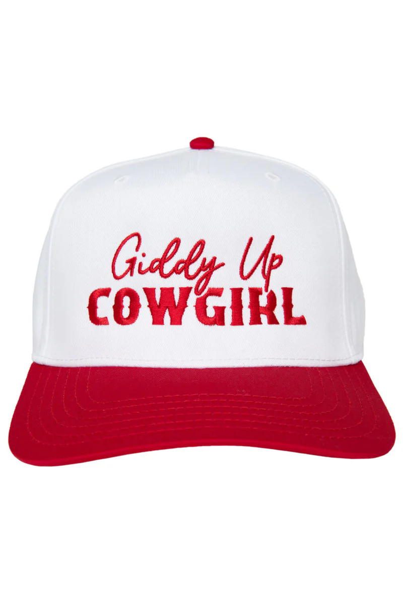 Giddy Up Cowgirl Two-Toned Vintage Hat - Image 2