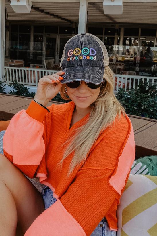 Good Days Ahead Trucker Hat - Image 2