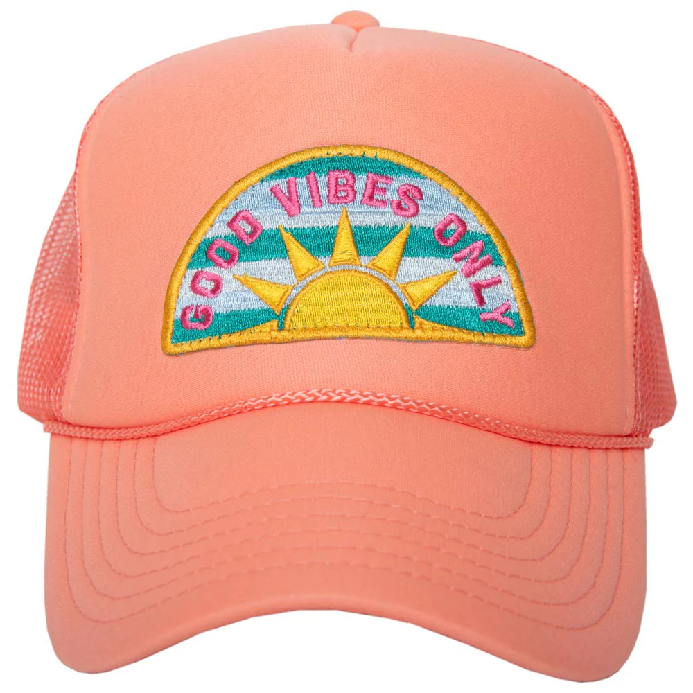 Good Vibes Only Patch Foam Snapback - Image 2