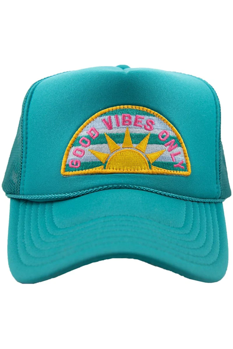 Good Vibes Only Patch Foam Snapback - Image 4