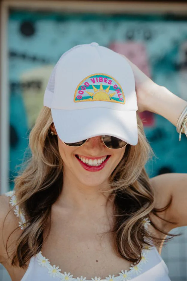 Good Vibes Only Patch Foam Snapback - Image 6