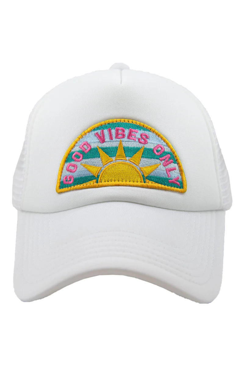 Good Vibes Only Patch Foam Snapback - Image 7