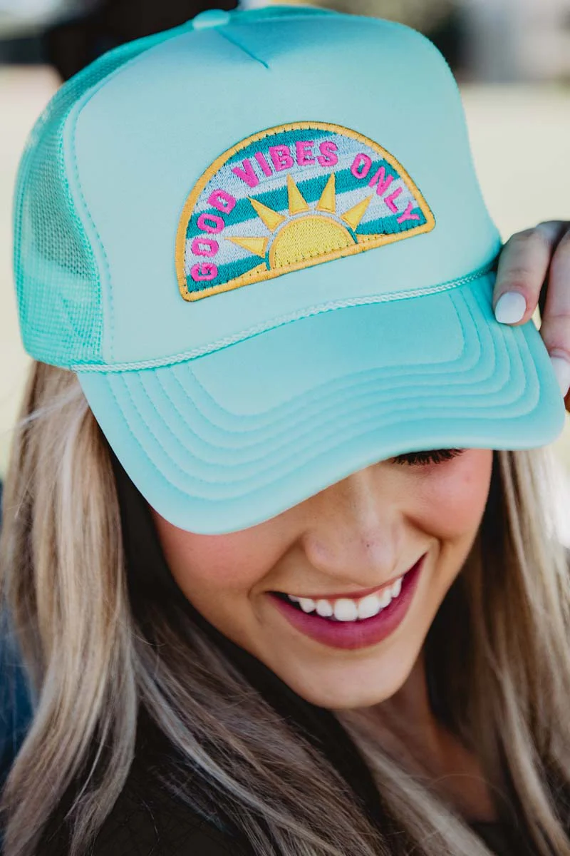 Good Vibes Only Patch Foam Snapback - Image 8
