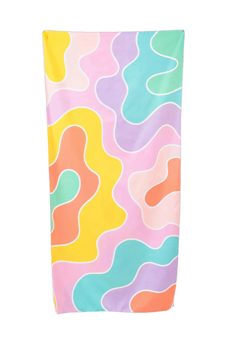 Groovy Flower Microfiber Reversible Towel - Image 8
