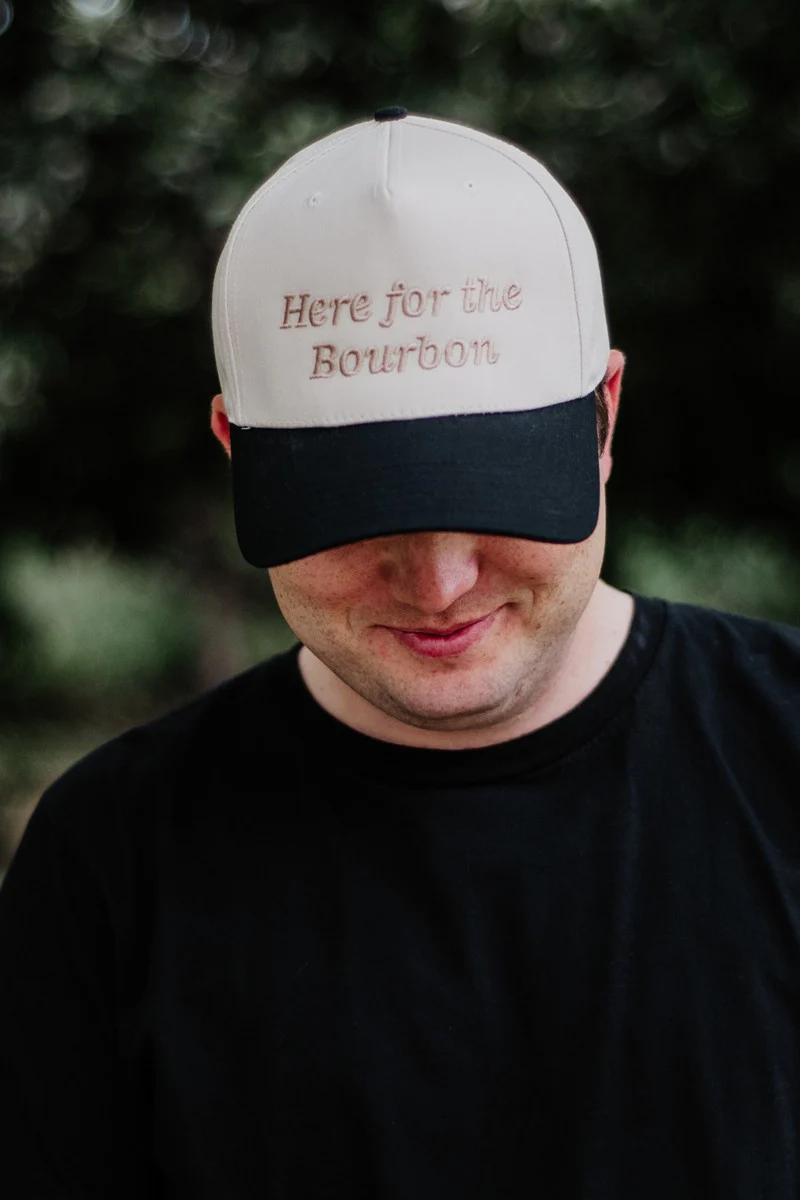 Here For the Bourbon Men's Two Toned Hat - Image 4