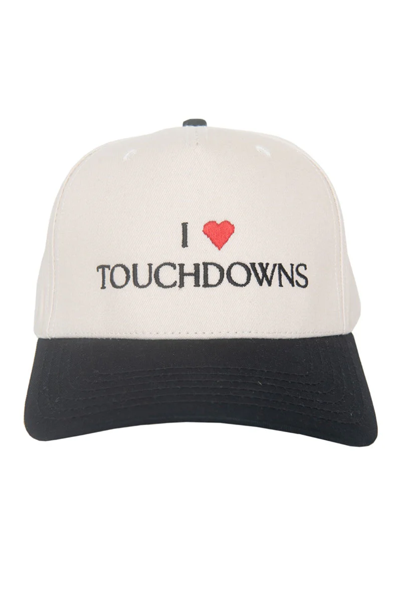 I Heart Touchdowns Two-Tone Snapback Hat - Image 4