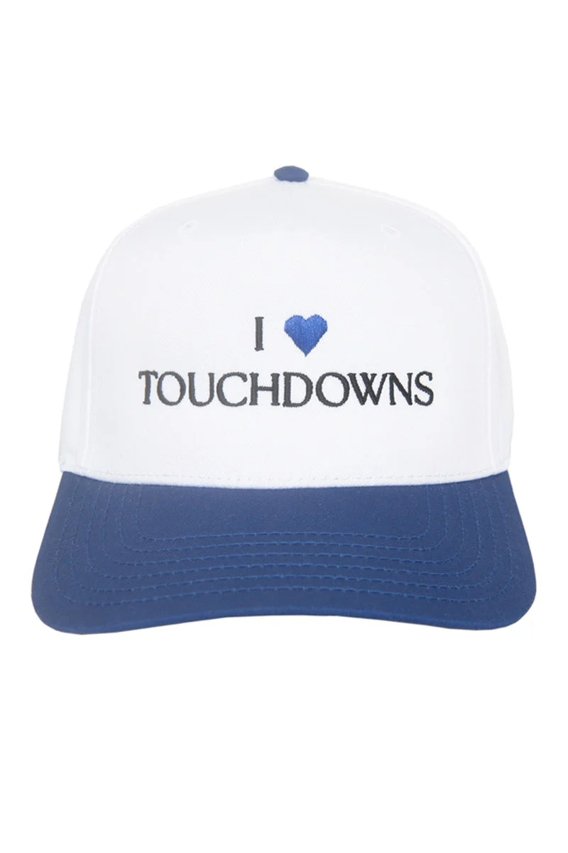 I Heart Touchdowns Two-Tone Snapback Hat - Image 6