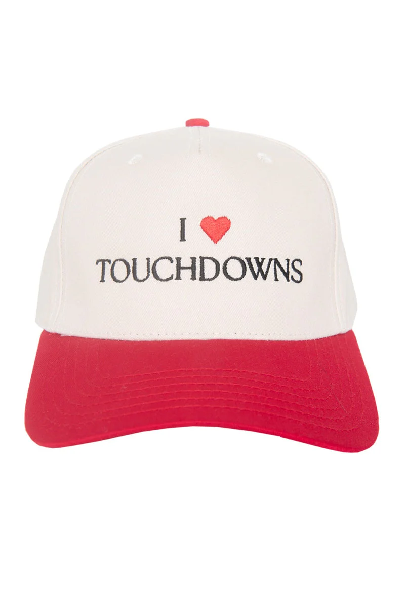 I Heart Touchdowns Two-Tone Snapback Hat - Image 8