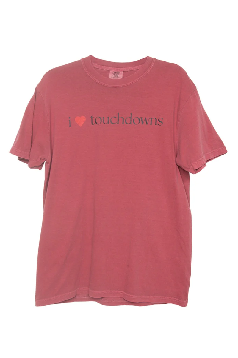 I Heart Touchdowns Women's Graphic Tee - Image 12