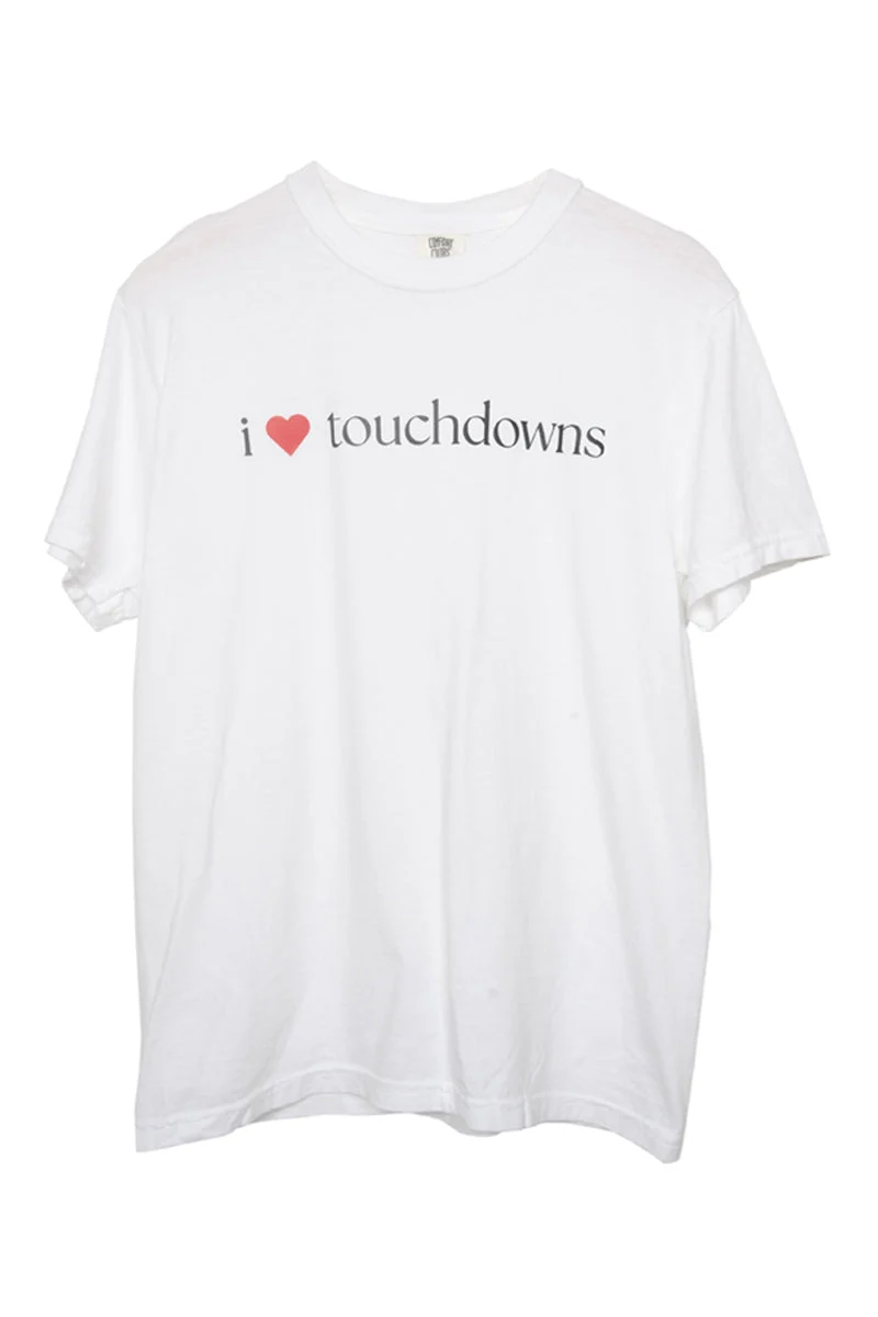 I Heart Touchdowns Women's Graphic Tee - Image 4
