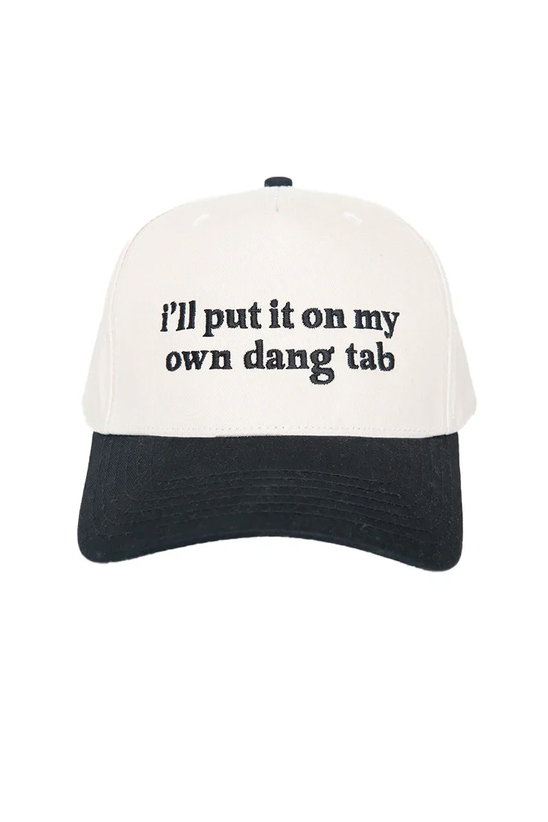 I'll Put It On My Own Dang Tab Vintage Trucker Hat - Image 4