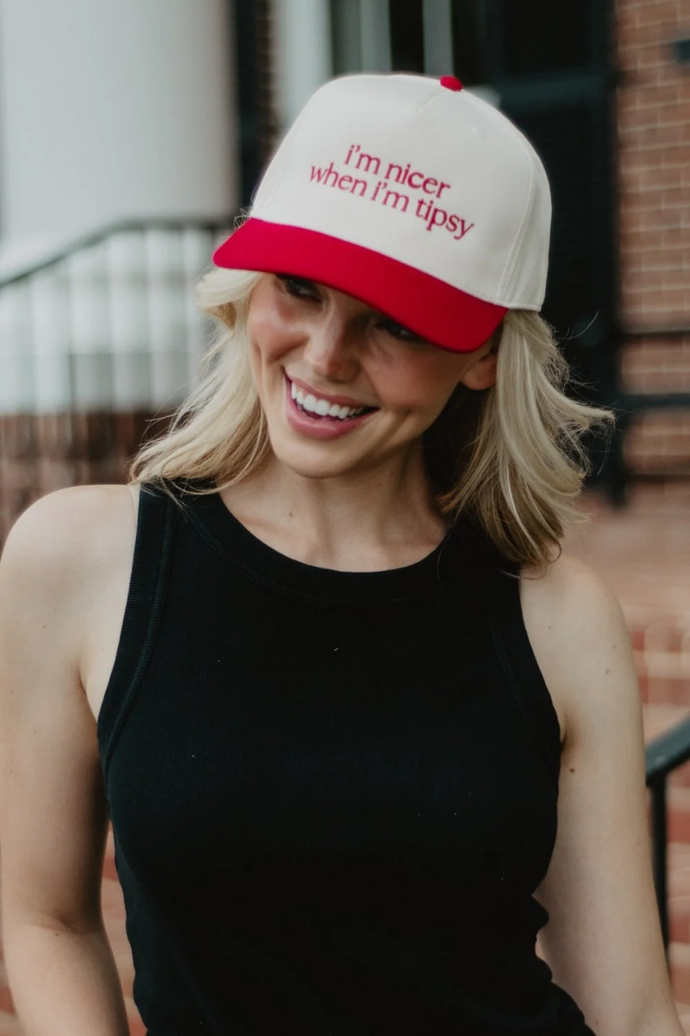 I'm Nicer When I'm Tipsy Retro Trucker Hats - Image 13