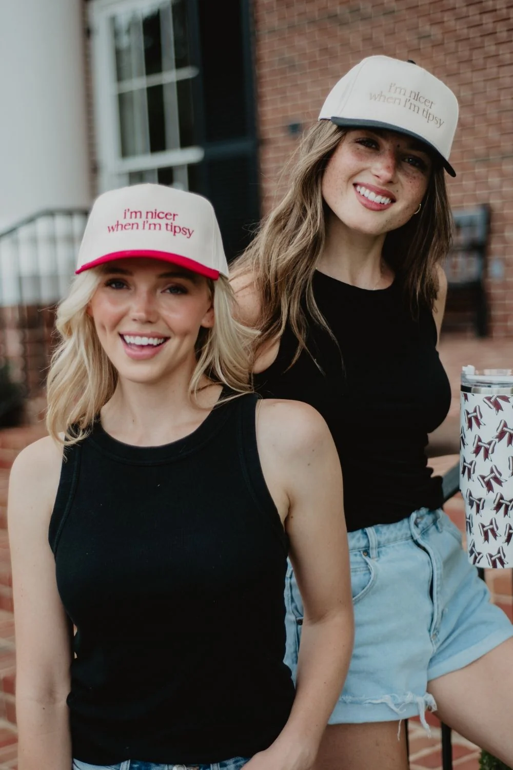 I'm Nicer When I'm Tipsy Retro Trucker Hats - Image 14