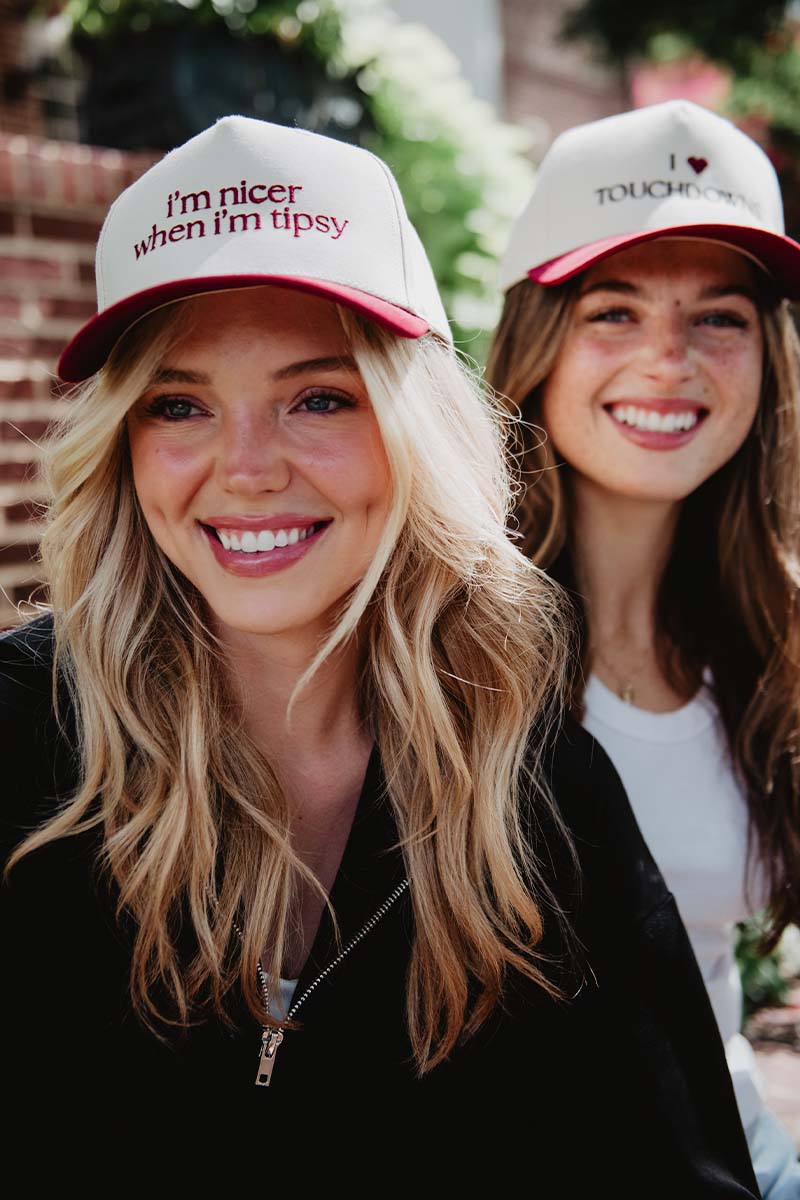 I'm Nicer When I'm Tipsy Retro Trucker Hats - Image 8