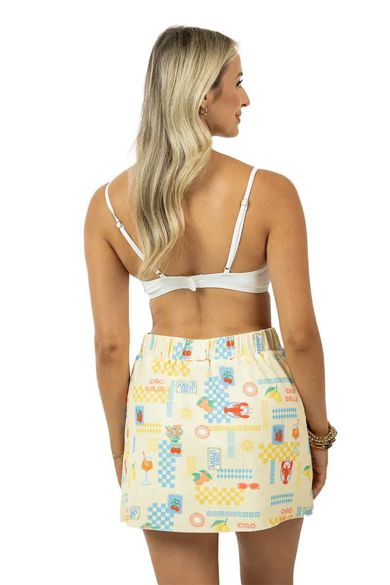 Italian Summer Terry Cloth Skirt - Image 8