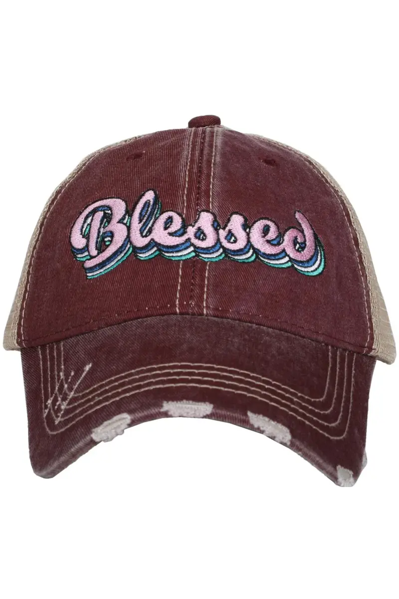 Blessed Layered Trucker Hats - Image 3