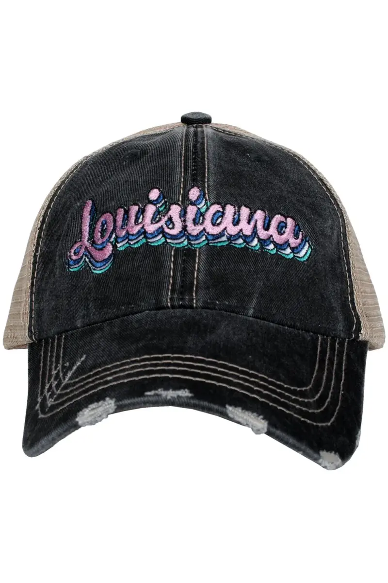 Louisiana Layered Trucker Hats - Image 2