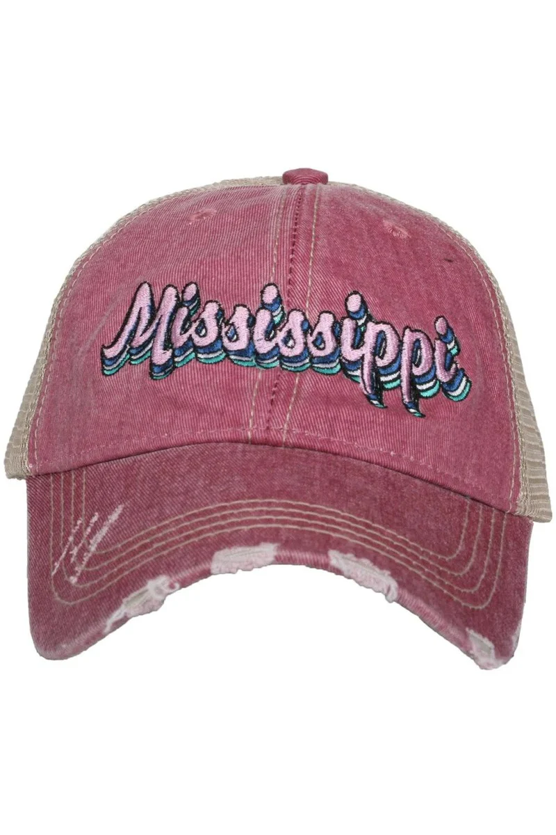 Mississippi Layered Trucker Hats - Image 2