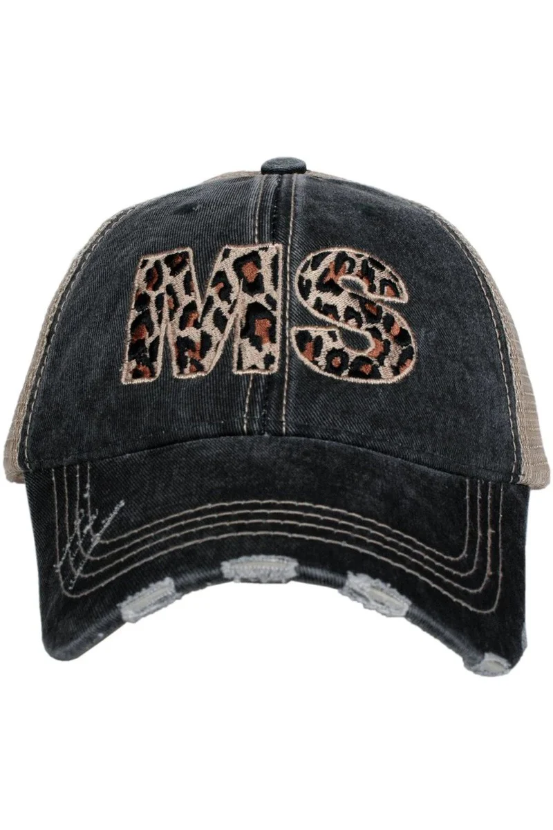 MS Mississippi Leopard State Women's Hat